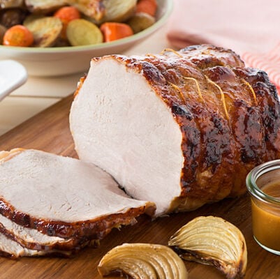 apple cider and Dijon pork roast recipe