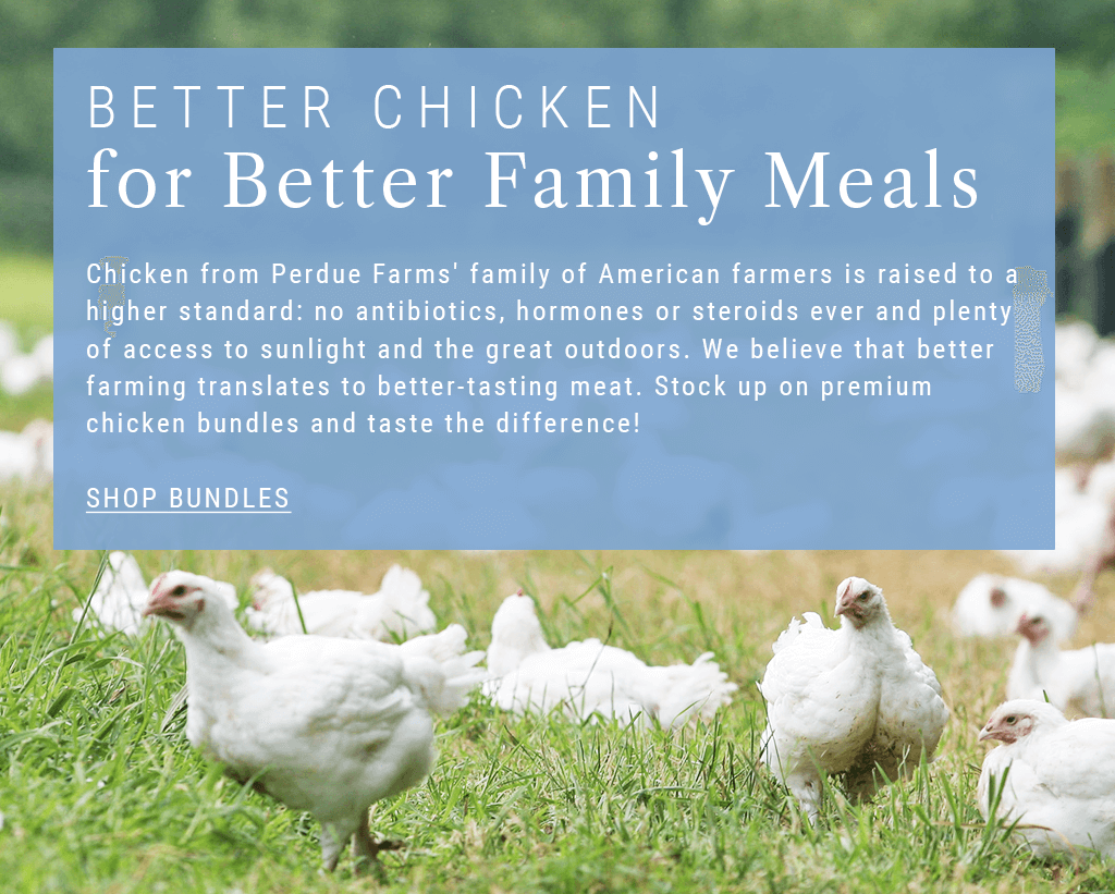How are Perdue chickens raised