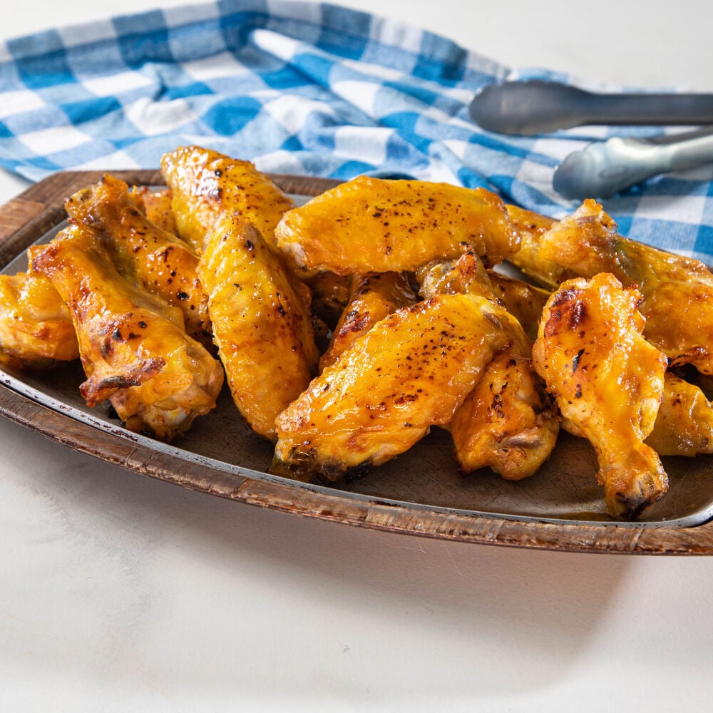 maple mustard chicken wings recipe