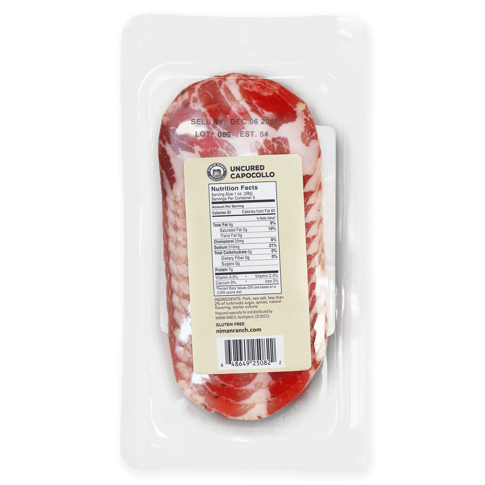 Uncured Capocollo image number 4