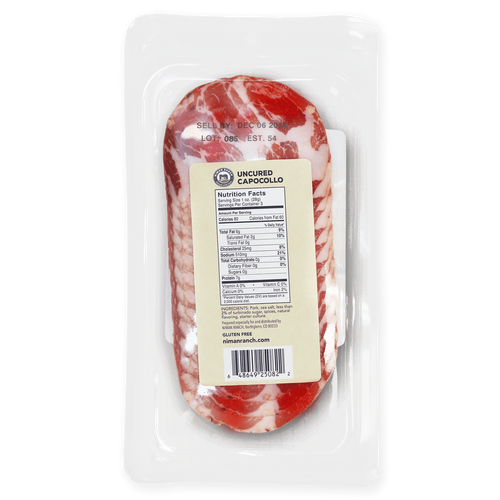 Uncured Capocollo