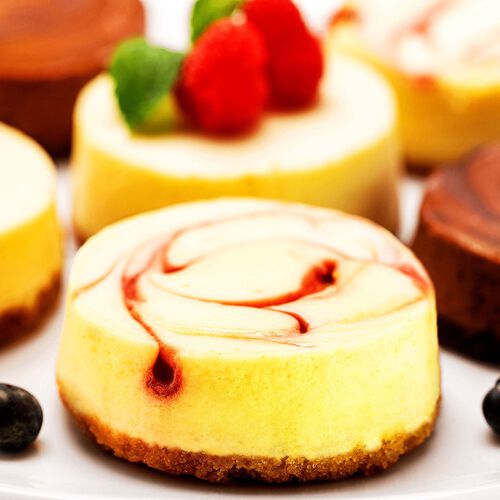 Individual Assorted Cheesecakes