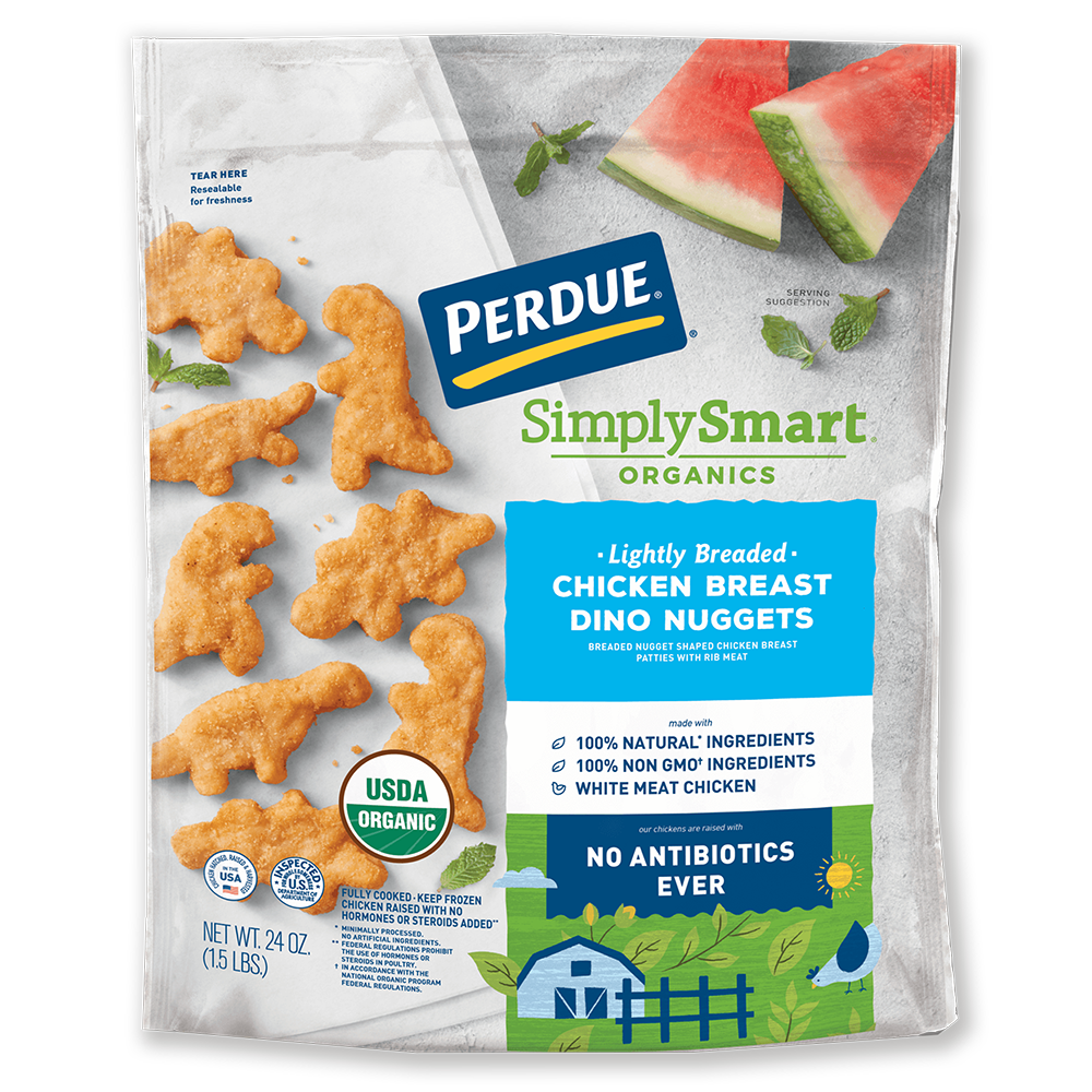 Perdue SimplySmart Organics Lightly Breaded Chicken Nuggets image number 0