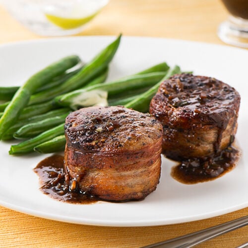 Bacon-Wrapped Pork Medallions