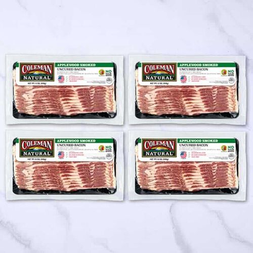 Coleman Natural No-Sugar Applewood-Smoked Bacon Value Bundle