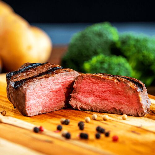 Organic Grass-Fed Filet Mignon Steak