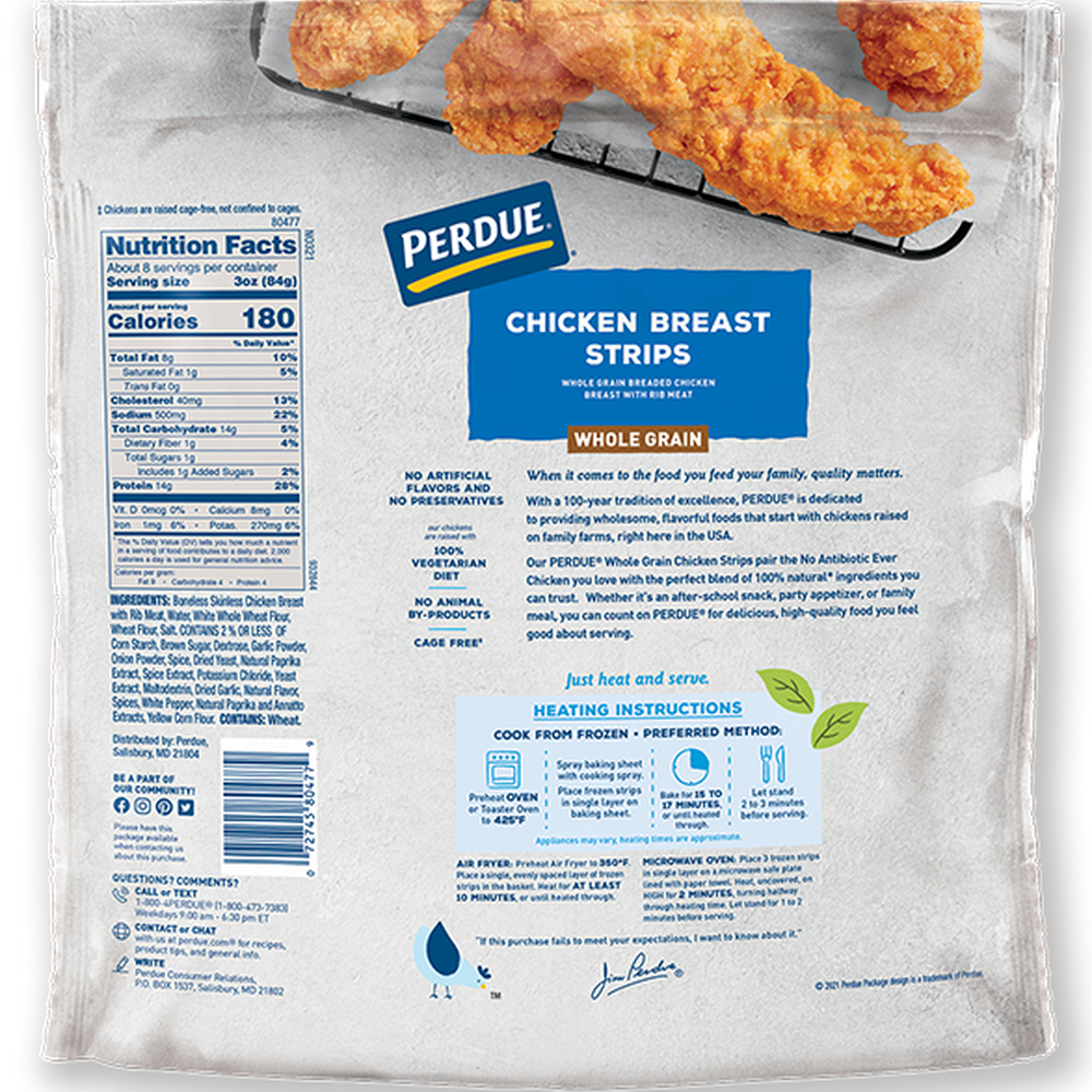 Whole Grain Chicken Breast Strips image number 1