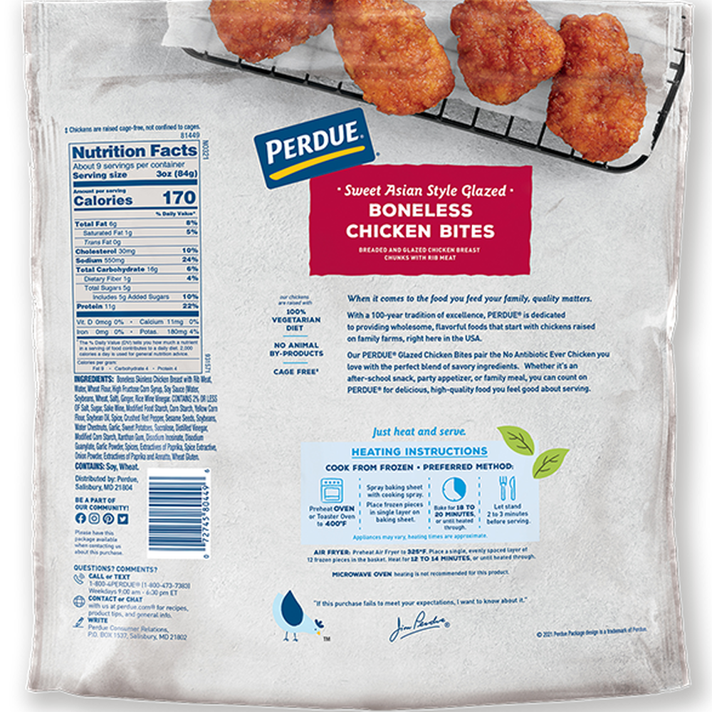 Perdue Sweet Asian-Style Boneless Chicken Bites image number 1