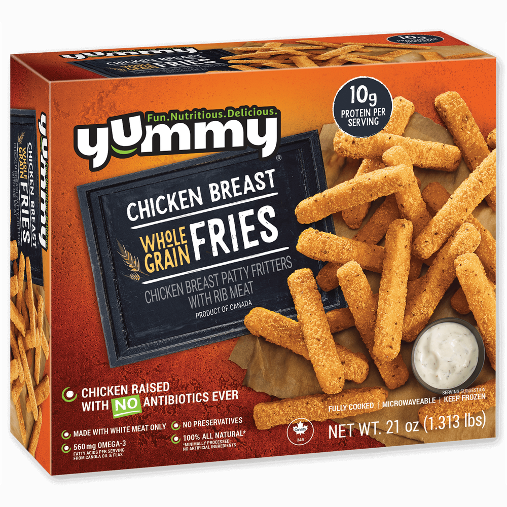Yummy All-Natural Whole Grain Chicken Breast Fries image number 1