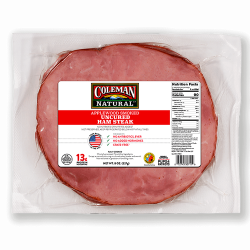 Coleman Natural Uncured Ham Steak