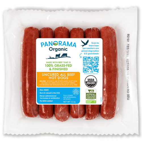 Panorama Organic Grass-Fed Hot Dogs