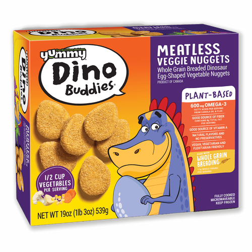 Yummy Dino Buddies Meatless Dinosaur Egg-Shaped Vegetable Nuggets