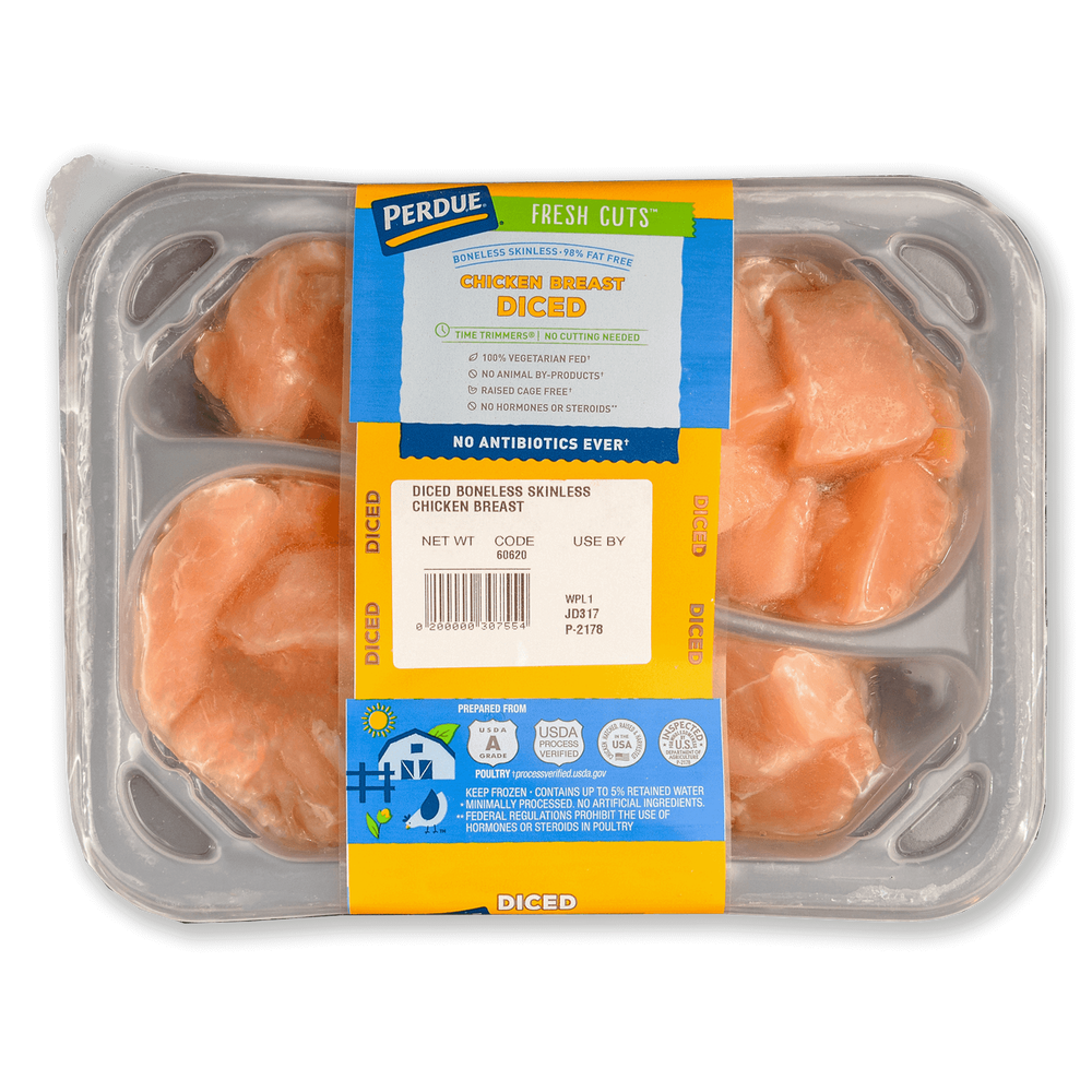 Pre-Cut Diced Chicken Breasts image number 2