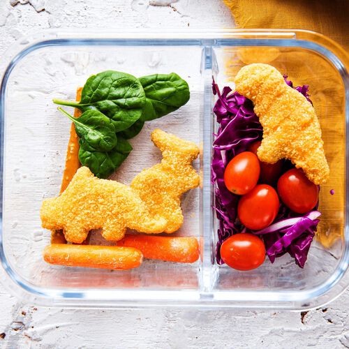 Yummy All Natural NAE Dinosaur-Shaped Chicken Breast Nuggets