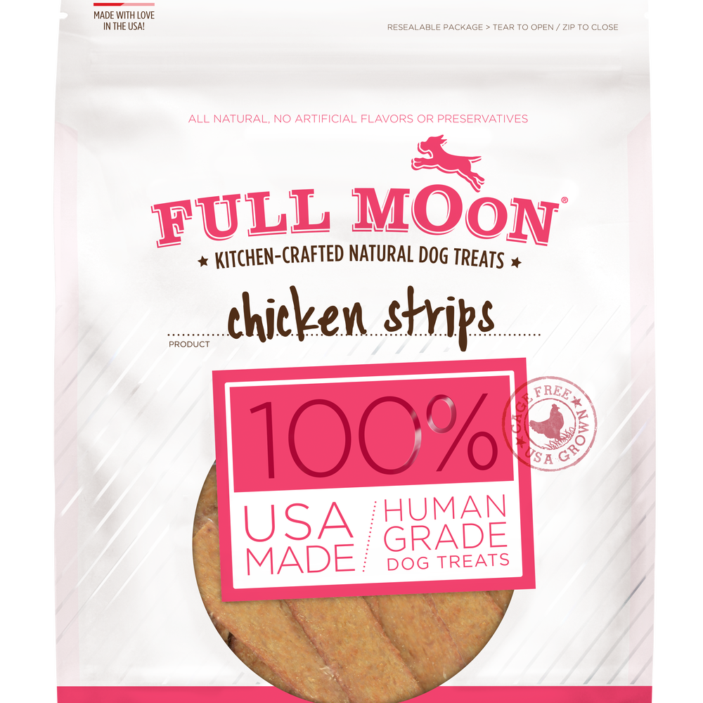 Full Moon Chicken Strips, Large, Dog Treats image number 0