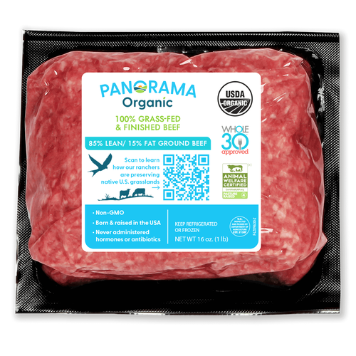 Panorama Organic Grass-Fed 85/15 Ground Beef
