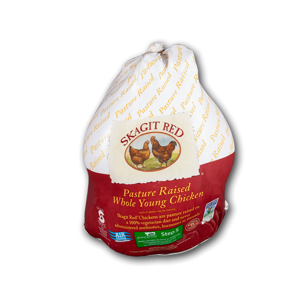 Skagit Red Air-Chilled Whole Chicken With Giblets image number 0