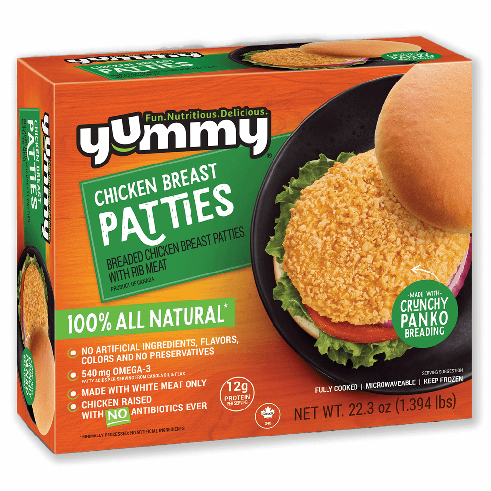Yummy All Natural Chicken Breast Patties image number 0