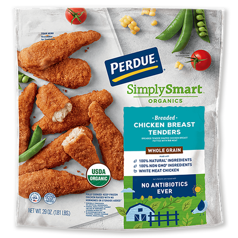 PERDUE® SIMPLY SMART® ORGANICS Whole Grain Chicken Breast Tenders