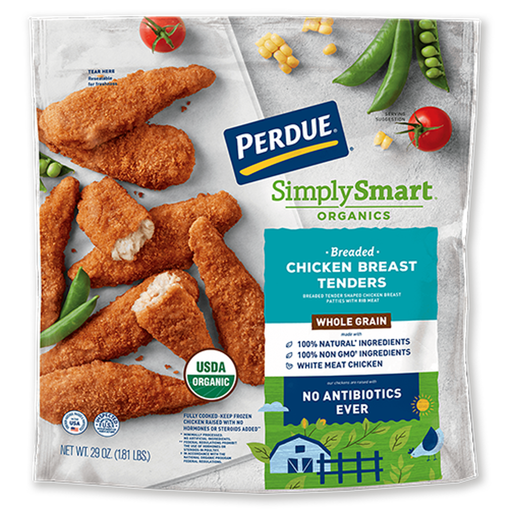 Perdue SimplySmart Organics Whole Grain Chicken Breast Tenders image number 0
