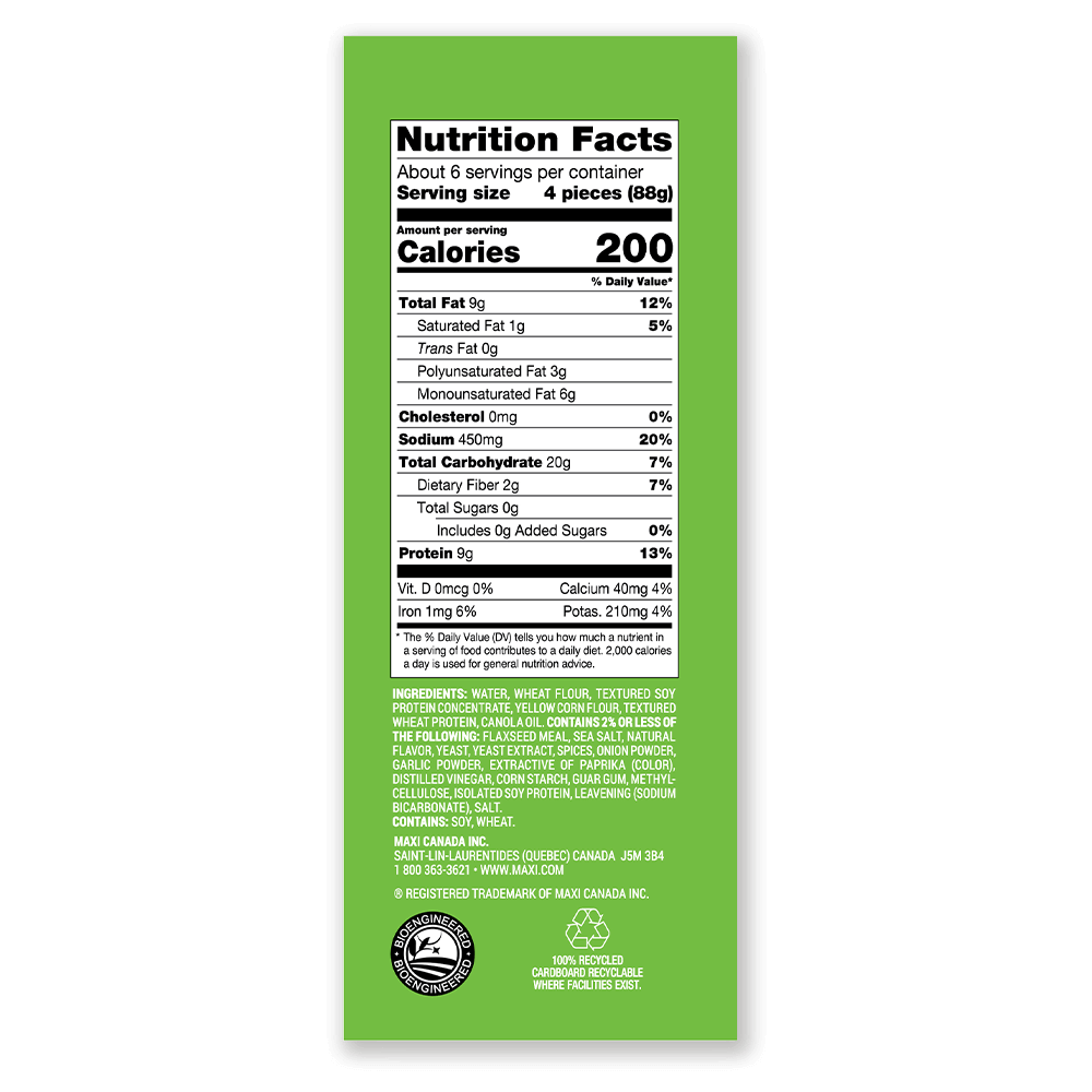Yummy Meatless Plant-Based Protein Nuggets image number 1