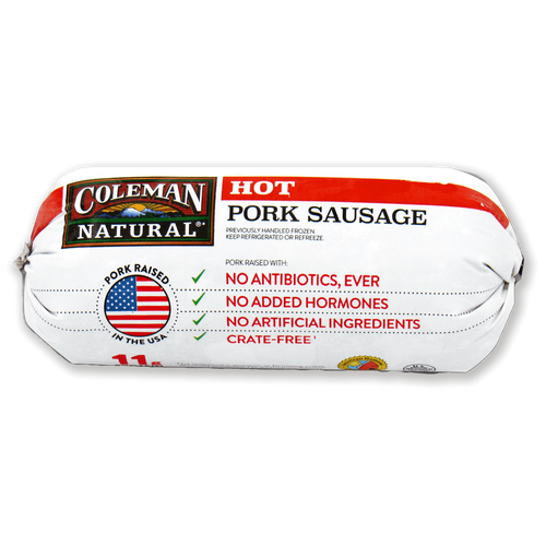 Coleman Natural Hot Ground Sausage