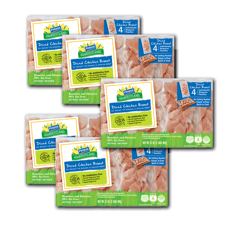 Perdue Harvestland Premium Diced Chicken Breast Bundle