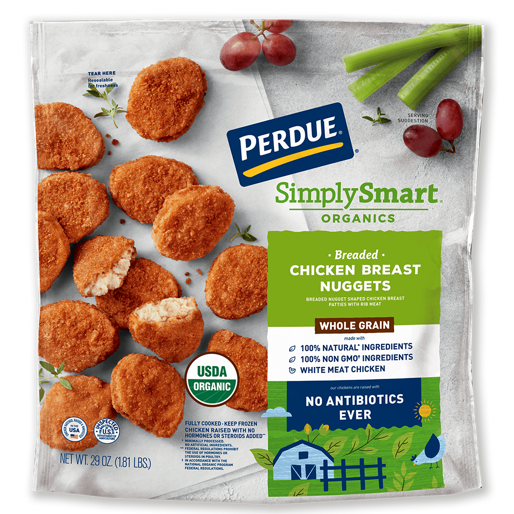 Organic Whole Grain Chicken Breast Nuggets image number 0