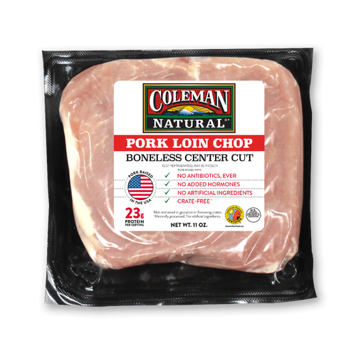 Coleman Natural Boneless Pork Chops