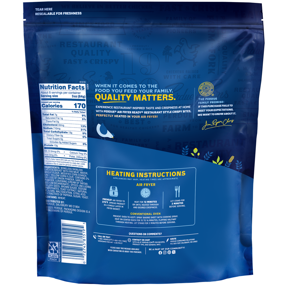 PERDUE® AIR FRYER READY™ RESTAURANT STYLE CRISPY BITES image number 1