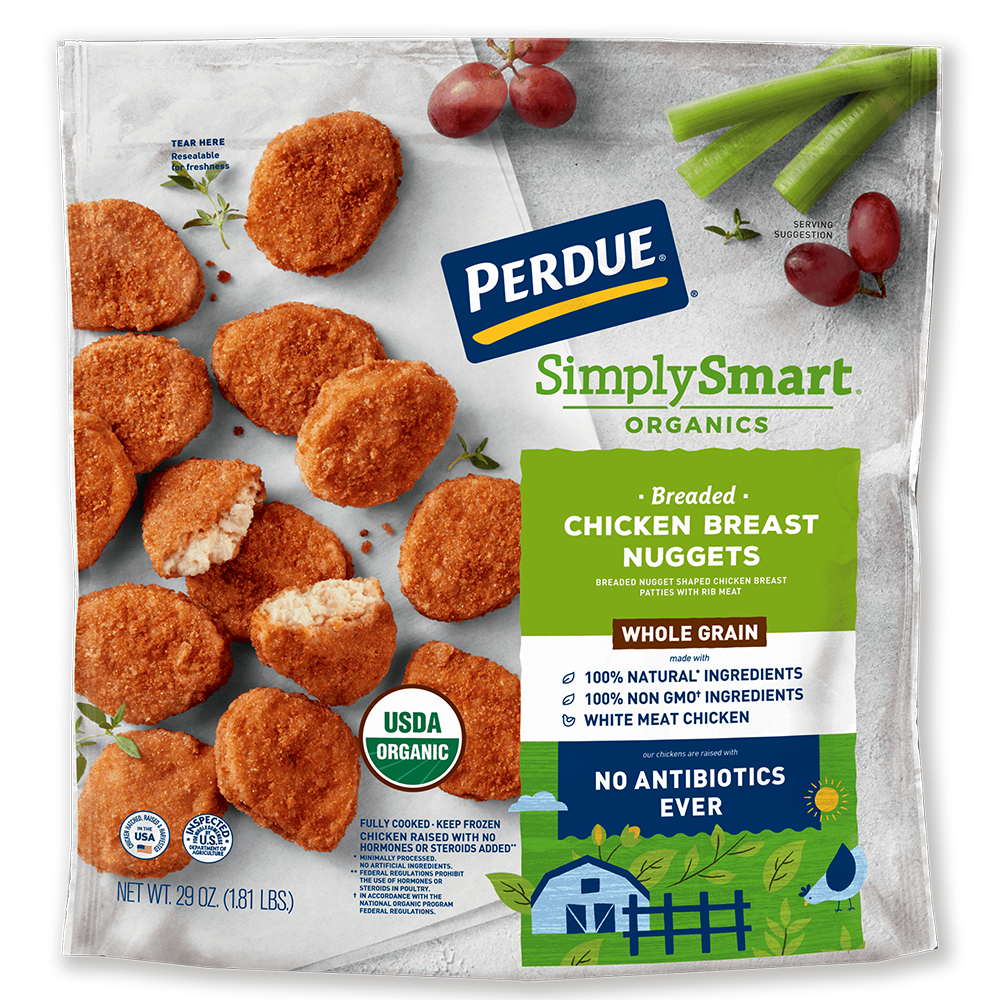 Perdue SimplySmart Organics Whole Grain Chicken Breast Nuggets image number 0