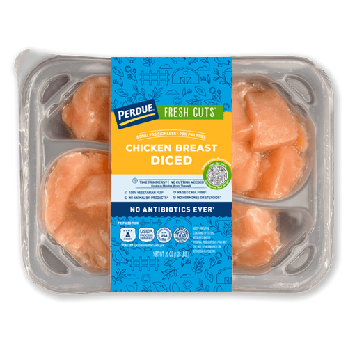 Pre-Cut Diced Chicken Breasts