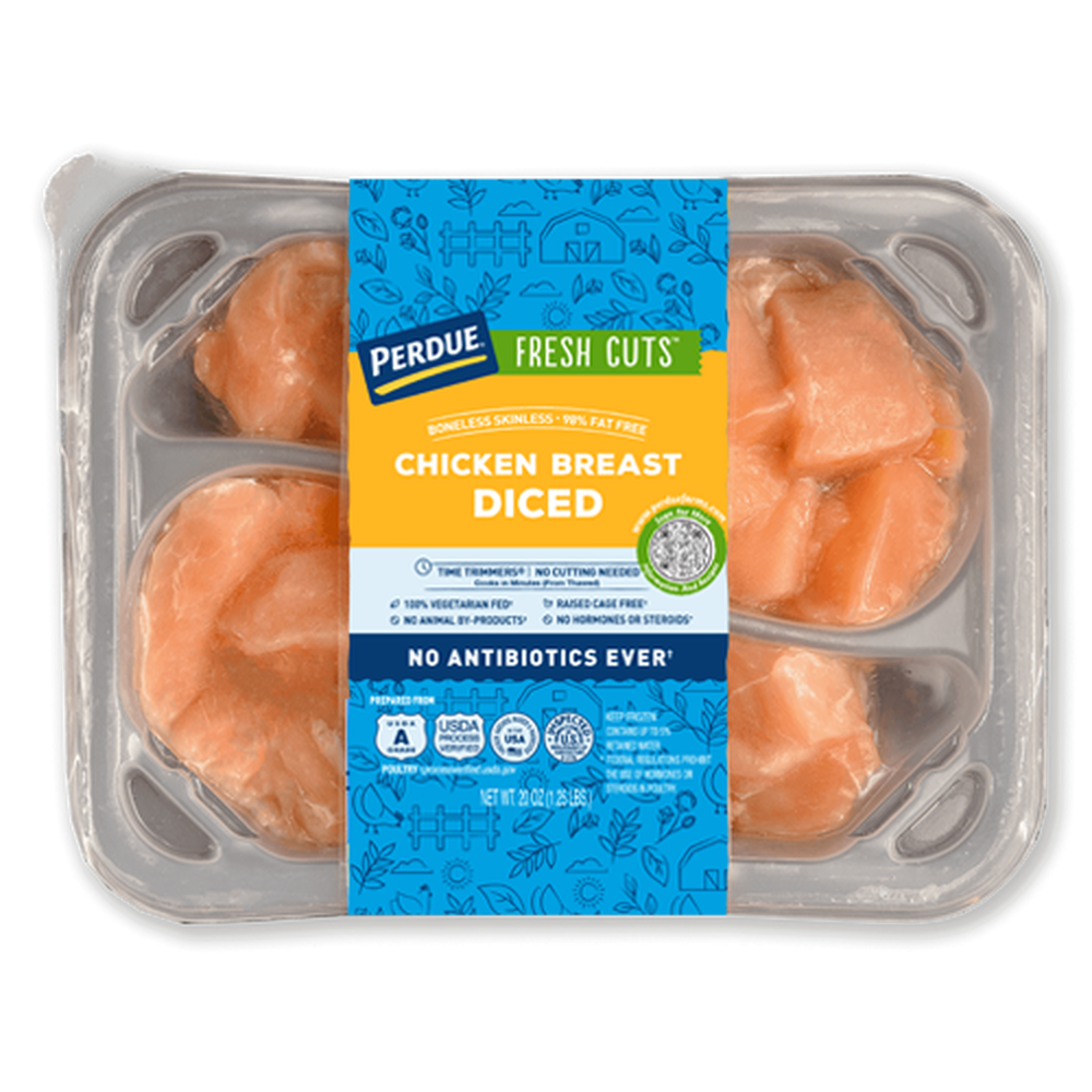 Pre-Cut Diced Chicken Breasts image number 2