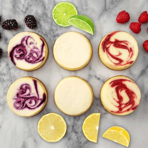 Mini Cheesecakes Sampler - Fruit Flavors