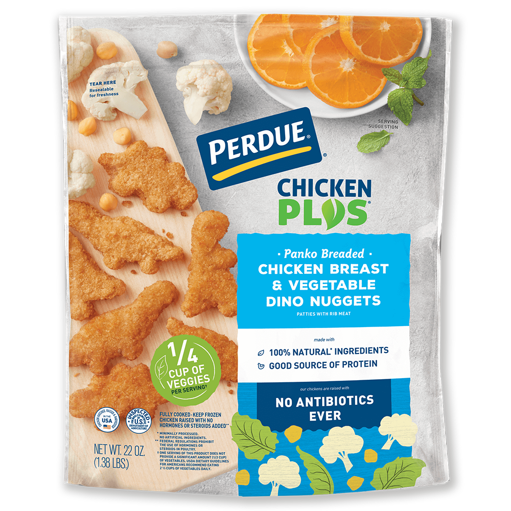 Perdue Chicken Plus Chicken Breast and Vegetable Dino Nuggets image number 0