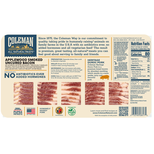No-Sugar Applewood-Smoked Bacon