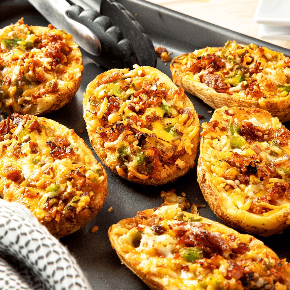 Hatch Green Chile and Uncured Bacon Potato Skins image number 6