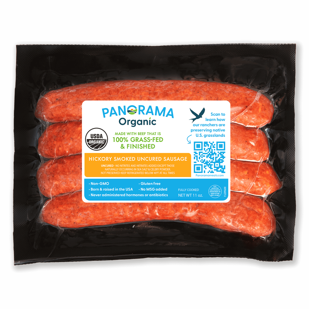 Panorama Organic Grass-Fed Hickory Smoked Sausages image number 0