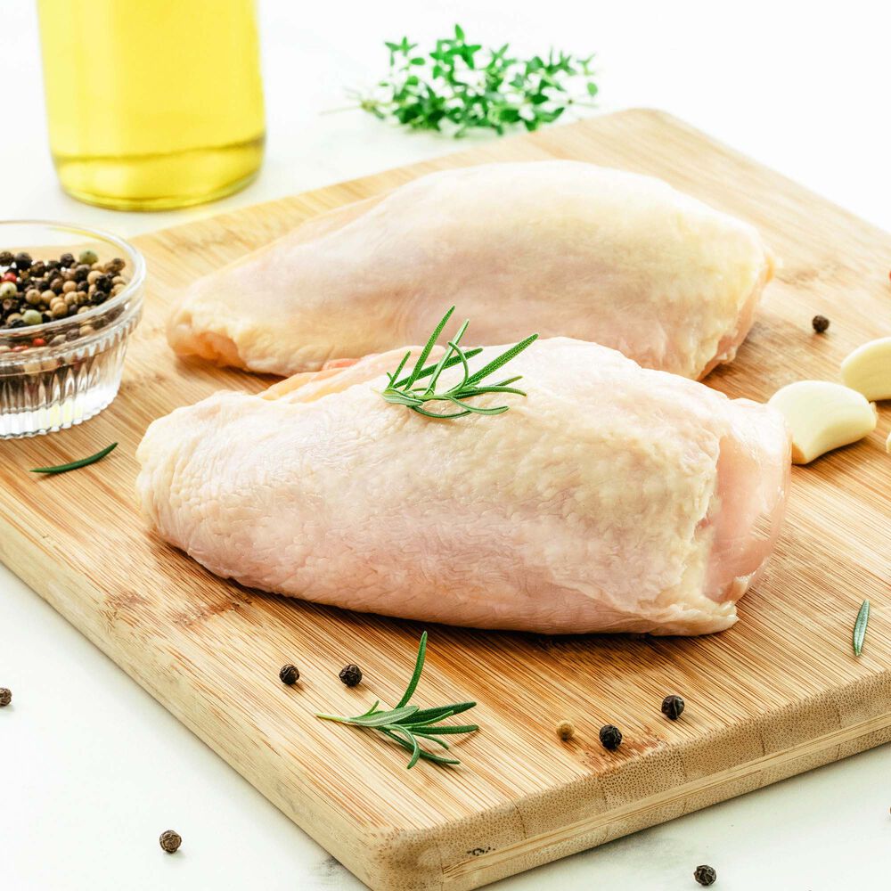 Pasturebird Pasture Raised Bone-In Split Chicken Breasts image number 1