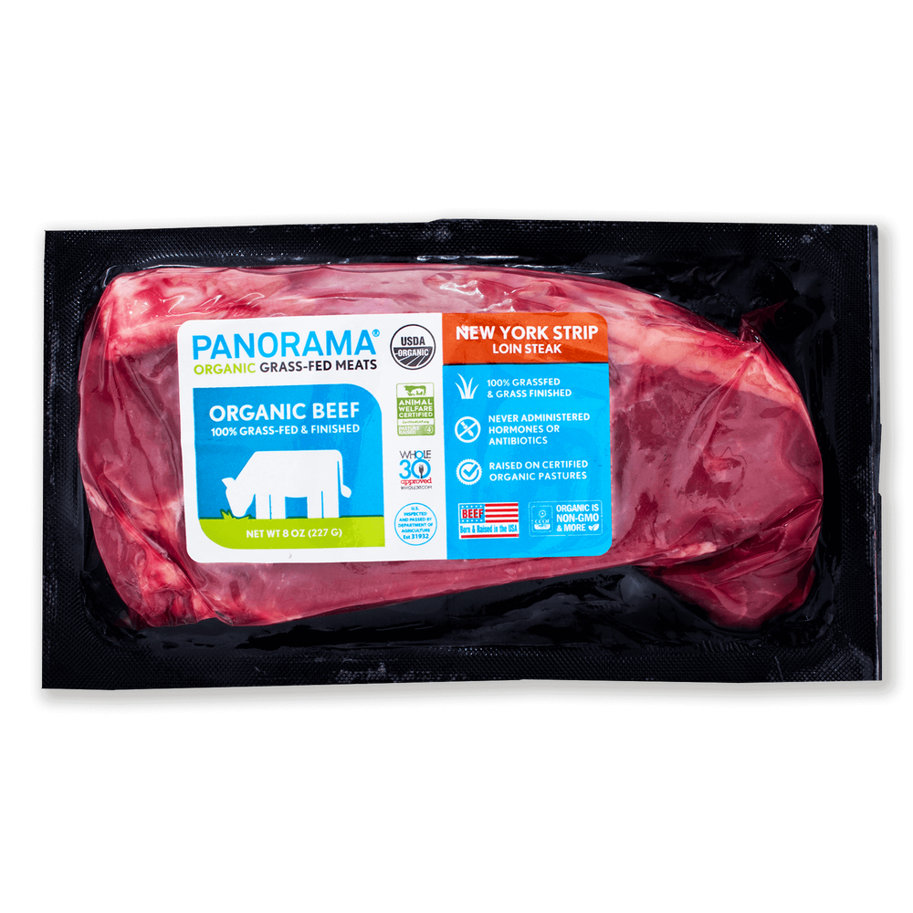 Panorama Organic Grass-Fed New York Strip Steak image number 4