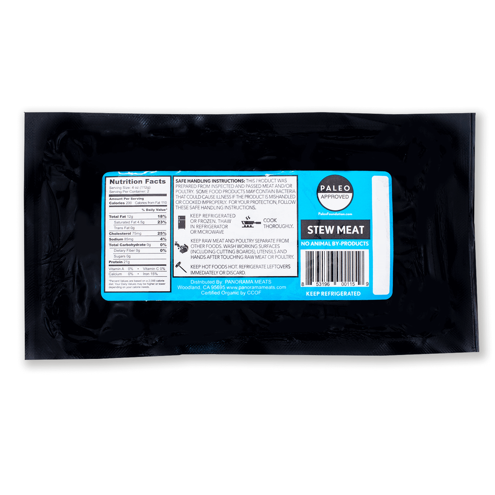 Panorama Organic Grass-Fed Beef Stew Meat image number 2