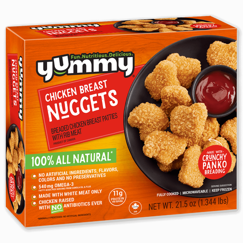 Yummy All Natural Chicken Breast Nuggets