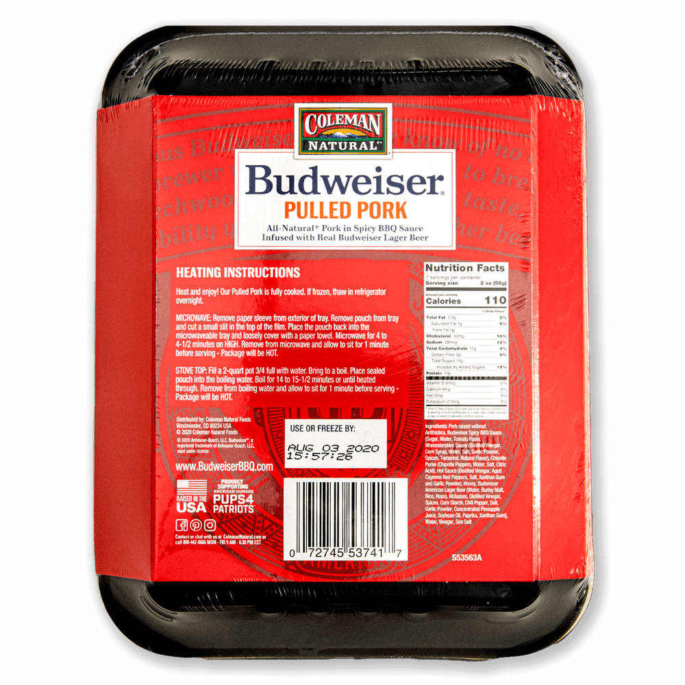 Coleman Natural Budweiser® BBQ Spicy Pulled Pork image number 3