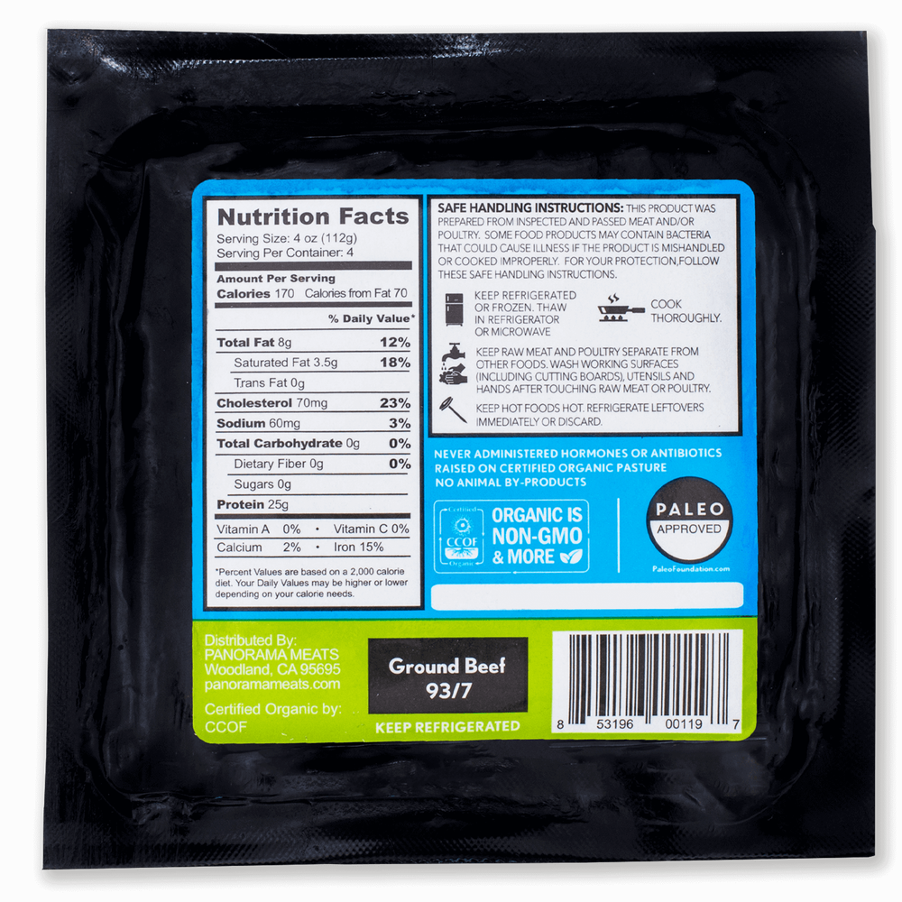 Organic Grass-Fed 93/7 Ground Beef image number 3
