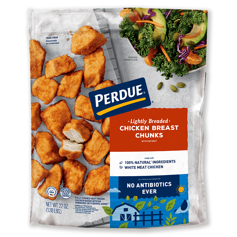 Perdue Lightly Breaded Chicken Breast Chunks image number 0