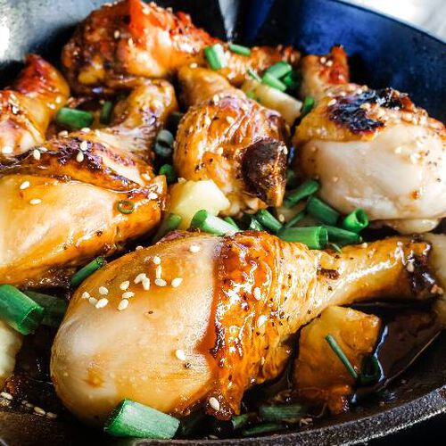 Sticky Pineapple Asian Drumsticks