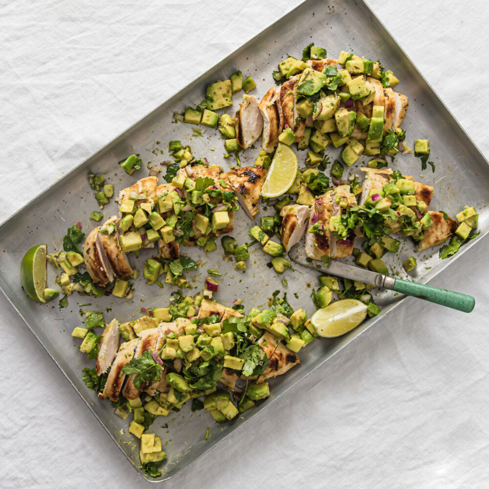 Cilantro Lime Chicken with Avocado Salsa image number 0