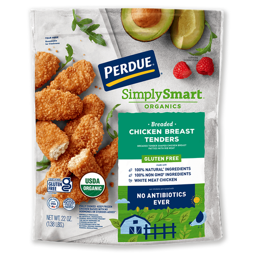 Perdue SimplySmart Organics Breaded Chicken Breast Tenders Gluten Free