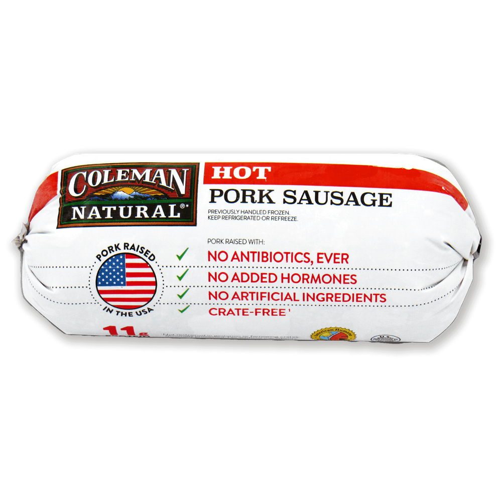 Coleman Natural Hot Ground Sausage image number 3