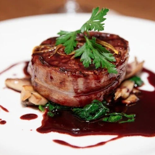 Pan-Seared Filet Mignon with Brandy Sauce